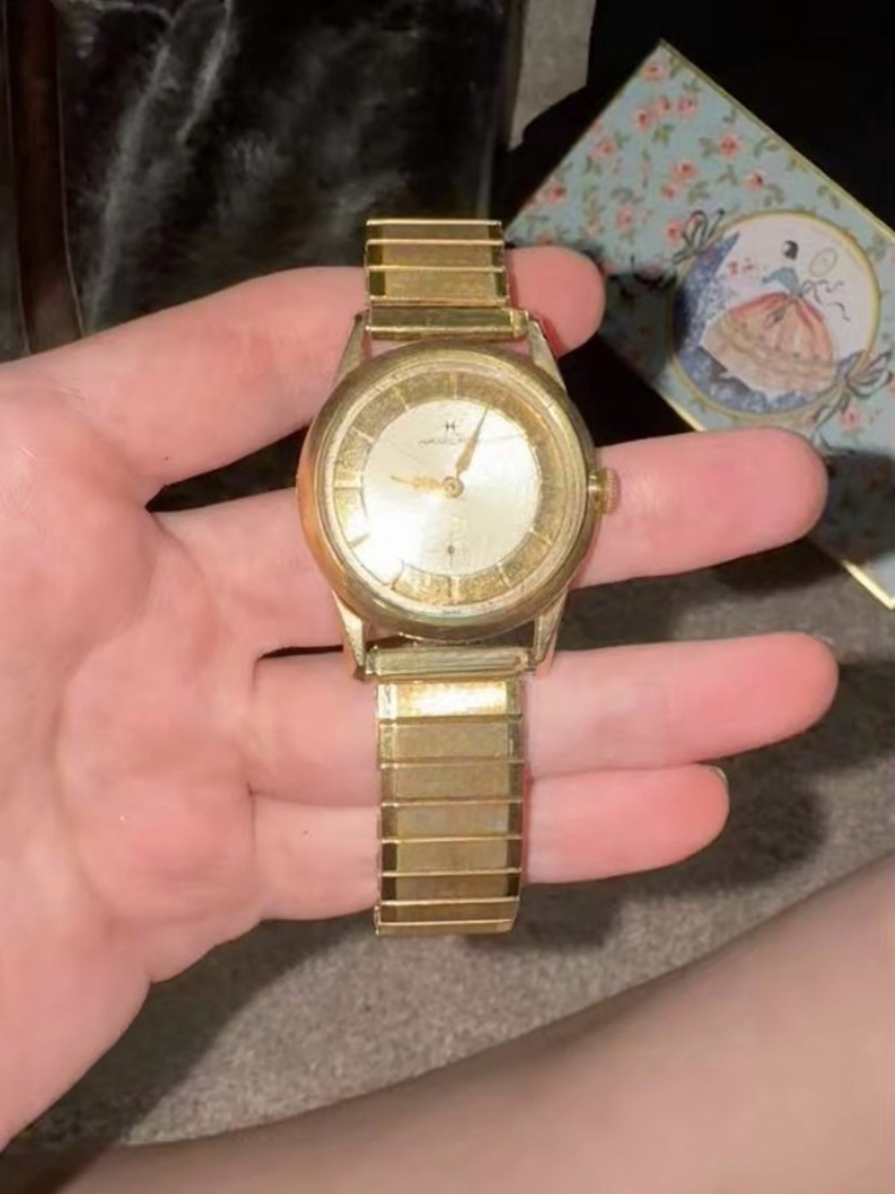 vintage Hamilton "Arnold" mechanical wristwatch